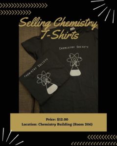 picture of a t-shirt with a picture of an Erlenmeyer Flask on it